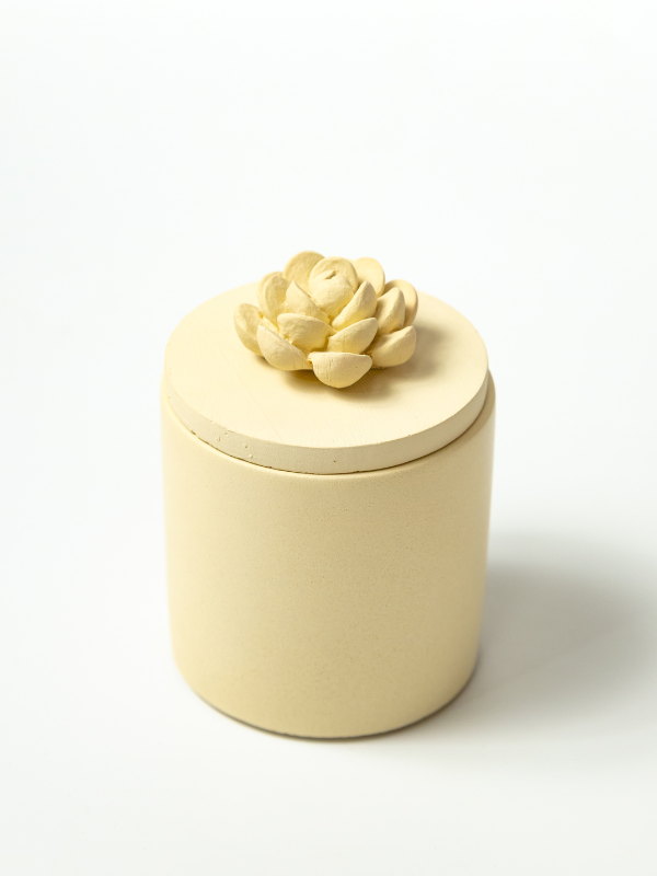 JAR CÁPSULA CON FLOR